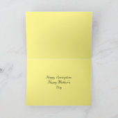 ハッピーマザーズデイHappy Springtime Yellow card. カード (内部)