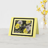 ハッピーマザーズデイHappy Springtime Yellow card. カード (黄色い花)