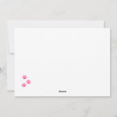 ハッピーマザーズデーかわいい花の犬写真コラージュ シーズンカード (裏面)