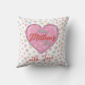 ハッピーマザーズデーのデザイン クッション (裏面)