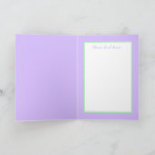 ハッピーマザーズデーウミガメアド文字 ノートカード (内部)