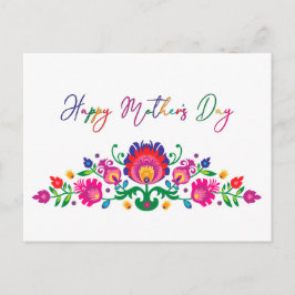 ハッピーマザーズデーカラフル民話はがき ポストカード