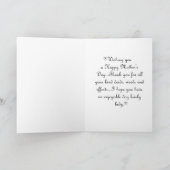 ハッピーマザーズデーカード カード (内部)