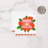 ハッピーマザーズデーカード ノートカード (正面/裏面インサイチュ)