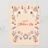 ハッピーマザーズデーカード, 花の母の日カード シーズンカード (正面/裏面)