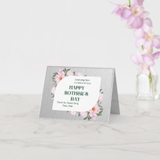 ハッピーマザーズデー折りたたみグリーティングカード カード