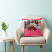 ハッピーマザーズデー赤スペインのバラ母の日 クッション (椅子)