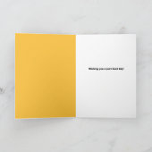 ハッピーマザーズデー かわいい猫のハチの帽子 シーズンカード (内部)