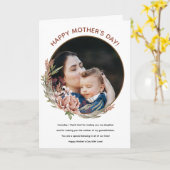 ハッピーマザーズデー カード (黄色い花)