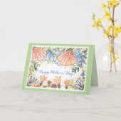 ハッピーマザーズデー カード (黄色い花)