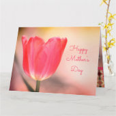 ハッピーマザーズデー カード (黄色い花)