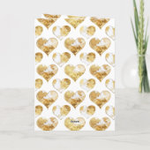 ハッピーマザーズデー ゴールド フラワー カード (裏面)