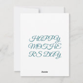 ハッピーマザーズデー シーズンカード (裏面)