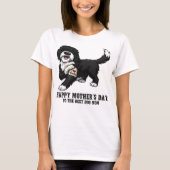 ハッピーマザーズデー シーパプードル 母 犬 Tシャツ (正面)