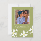 ハッピーマザーズデー ダイシーフローラル グリーン カード (正面)