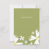 ハッピーマザーズデー ダイシーフローラル グリーン カード (裏面)