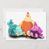 ハッピーマザーズデー – ニワトリが卵を孵化させる (裏面)