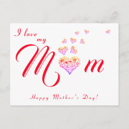 ハッピーマザーズデー/ハッピーバースデー ポストカード
