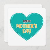 ハッピーマザーズデー ハート シーズンカード (正面/裏面)