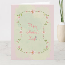 ハッピーマザーズデー（ピンク）カード カード