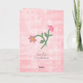 ハッピーマザーズデー - ブライト フローラル アブストラクト カード (裏面)