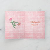 ハッピーマザーズデー - ブライト フローラル アブストラクト カード (内部)