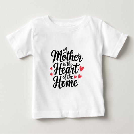 ハッピーマザーズデー ベビーTシャツ (正面)