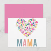 ハッピーマザーズデー ポストカード (正面/裏面)