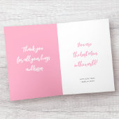 ハッピーマザーズデー ママ フォト かわいい ハート ピンク カード