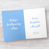 ハッピーマザーズデー ママ フォト かわいい ハート ブルー カード