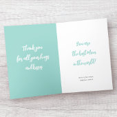 ハッピーマザーズデー ママ フォト かわいい ハート ミントグリーン カード