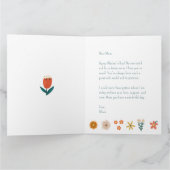 ハッピーマザーズデー モダン ベストマム フラワーフォト カード (内部)