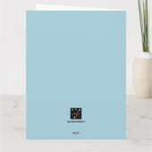 ハッピーマザーズデー(ライトブルー)カード カード (裏面)