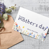 ハッピーマザーズデー ワイルドフラワーフラワル カード