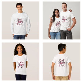 ハッピーマザーズデー 世界で一番のママ Tシャツ