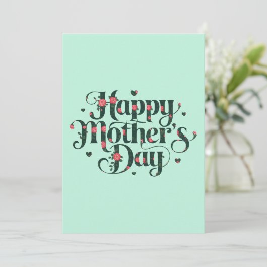 ハッピーマザーズデー 招待状 (スタンド正面)