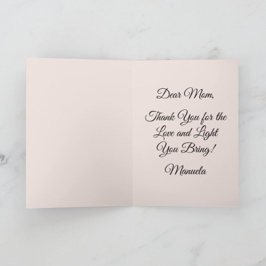 ハッピーマザーズデー　猫好きのママへ　かわいいヴィンテージ猫 カード (内部)