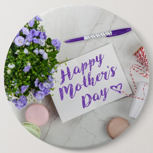 ハッピーマザーズデー 缶バッジ (正面)
