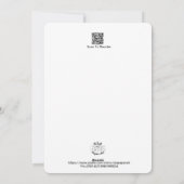 ハッピーマザーズデー 青みがかった紫のバラとハミングバード シーズンカード (裏面)