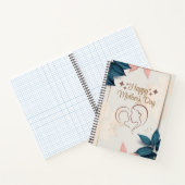 ハッピーマザーズデー 8.5" x 11" スパイラルノート ノートブック (内部)