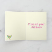 ハッピーマザーズ日の水色鶏の蝶 シーズンカード (内部)