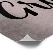 ハッピーマザーズ日サインバラピンクバナーデコール ポスター (角)