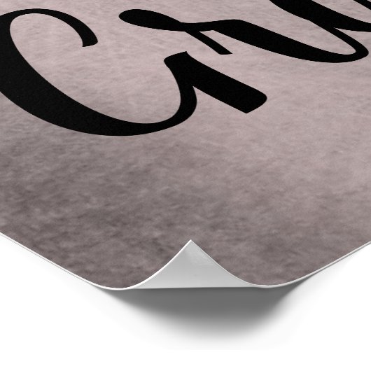 ハッピーマザーズ日サインバラピンクバナーデコール ポスター (角)