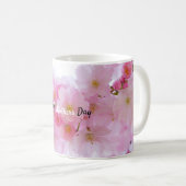 ハッピーマザーズ日ピンクさくらんぼツリー コーヒーマグカップ (正面右)