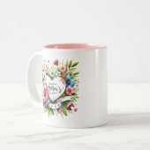 ハッピーマザーズ日フローラハート ツートーンマグカップ (正面左)