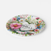 ハッピーマザーズ日フローラハート ペーパープレート (アングル)