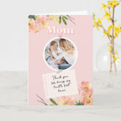 ハッピーマザーズ日ヴィンテージ息子がママを愛 カード (黄色い花)