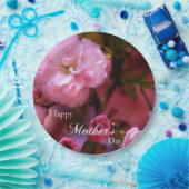 ハッピーマザーズ日春ピンクさくらんぼの花 ペーパープレート (パーティー)