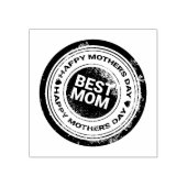 ハッピーマザーズ最高のデイママ |休日 ラバースタンプ (インプリント)