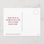 ハッピーマザーズ素朴デイバラフローラ緑の葉 シーズンポストカード (裏面)